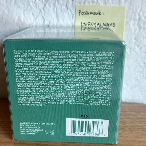 [2 oz] La Mer The Moisturizing Soft Cream E25. new, guaranteed authentic & fresh - Picture 3 of 3